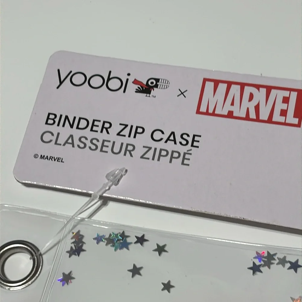 Yoobi Marvel Kawaii Avengers Binder Zip Pencil Case Set of 2